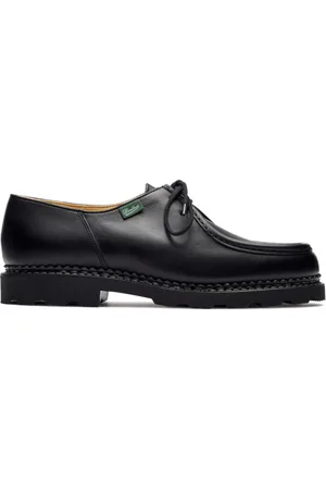 Paraboot Buty, Mężczyzna, Czarny, 45 EU, Czarne skórzane Derby Sneakers