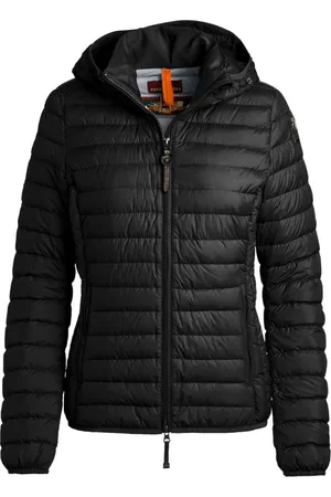 Parajumpers Kurtki, Kobieta, Czarny, S, Pikowana Kurtka z Kapturem