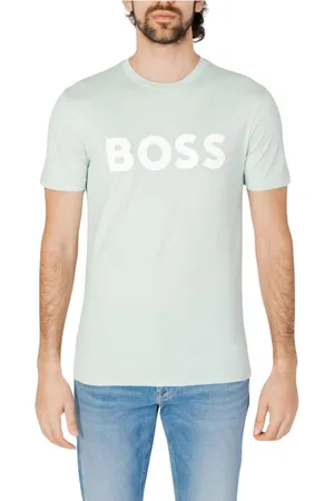 HUGO BOSS Koszulki, Mężczyzna, Zielony, M, Bawełna, Thinking T-Shirt