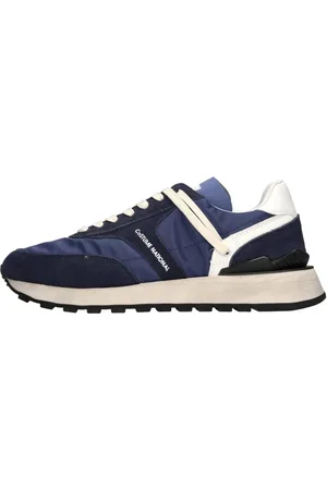 Costume National Buty, Mężczyzna, Niebieski, 44 EU, Zamsz, Sneakers Niebieskie