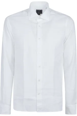 Orian Koszule, Mężczyzna, Biały, XS, Koszula Z Długim Rękawem Slim FIT