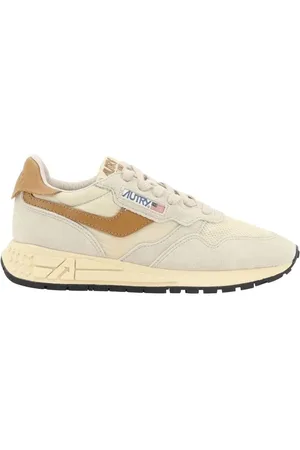 Autry Buty, Kobieta, Beżowy, 39 EU, Zamsz, Eleganckie Reelwind Niskie Sneakersy