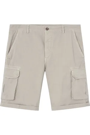 40 Weft Szorty, Mężczyzna, Beżowy, XL, Cargo Bermuda Shorts w Beżu