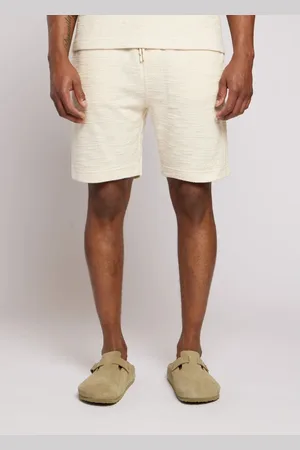Aeden Szorty, Mężczyzna, Beżowy, S, Krótka Off White Hugo Styl