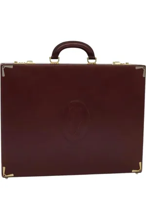 Cartier Pre-owned, Kobieta, Czerwony, ONE SIZE, Skóra, Pre-owned Skórzane torebki