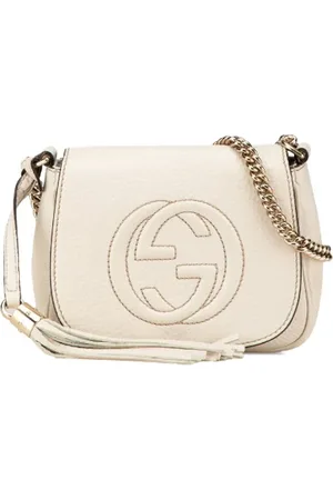 Gucci Pre-owned, Kobieta, Biały, ONE SIZE, Skóra, Pre-owned Leather crossbody-bags
