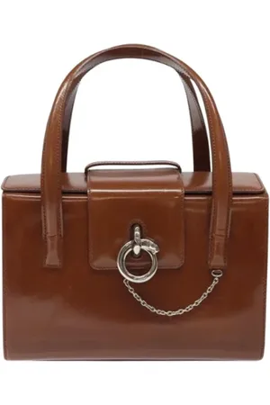 Cartier Pre-owned, Kobieta, brązowy, ONE SIZE, Skóra, Pre-owned Skórzane torebki
