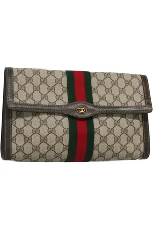 Gucci Pre-owned, Kobieta, Beżowy, ONE SIZE, Skóra, Pre-owned Leather clutches