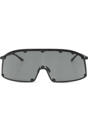 Rick Owens Akcesoria, Mężczyzna, Czarny, ONE SIZE, Sportowe okulary przeciwsłoneczne z osłonami