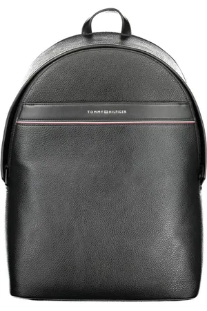 Tommy Hilfiger Torebki, Mężczyzna, Czarny, ONE SIZE, Czarny Plecak Męski z Przegródką na Laptopa