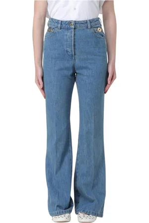 Patou Jeansy, Kobieta, Niebieski, S, Denim, Uniwersalne Flared Jeansy dla Kobiet