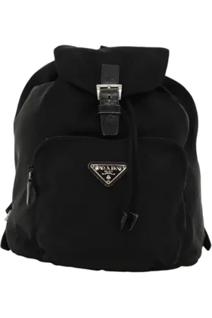 Prada Pre-owned, Kobieta, Czarny, ONE SIZE, Nylon, Pre-owned Nylon backpacks
