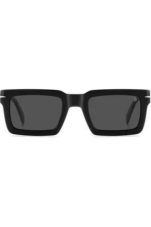 DB EYEWEAR BY DAVID BECKHAM Akcesoria, unisex, Czarny, 51 MM, Stylowe Niebieskie Okulary Przeciwsłoneczne Aviator