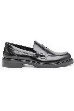 Guglielmo Rotta Buty, Kobieta, Czarny, 36 EU, Czarny Loafer Z Czyszczonej Skóry