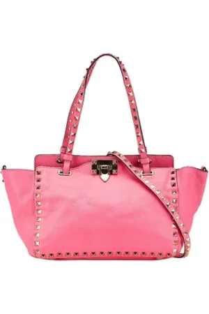 VALENTINO Pre-owned, Kobieta, Różowy, ONE SIZE, Skóra, Pre-owned Skórzane torebki