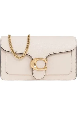Coach Torebki, Kobieta, Beżowy, ONE SIZE, Tabby Chain Clutch Torba