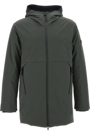Peuterey Płaszcze, Mężczyzna, Zielony, XL, Poliester, Parka