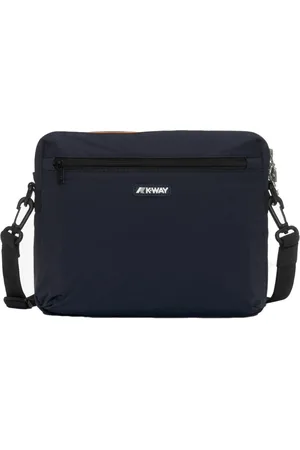 K-Way Torebki, Mężczyzna, Niebieski, ONE SIZE, Nylon, Stylowa torba na ramię kolekcji Moire