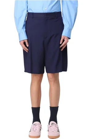 Msgm Szorty, Mężczyzna, Niebieski, L, Stylowe Niebieskie Casual Shorts