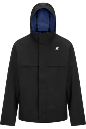 K-Way Kurtki, Mężczyzna, Czarny, M, Nylon, Eco Kurtka Kontrastowa