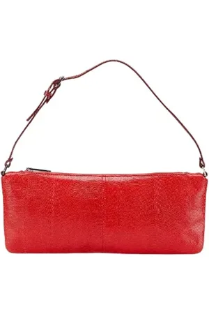 VALENTINO Pre-owned, Kobieta, Czerwony, ONE SIZE, Skóra, Pre-owned skórzane torby na ramię