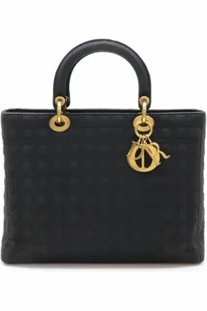Dior Pre-owned, Kobieta, Czarny, ONE SIZE, Skóra, Pre-owned Leather totes