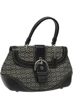 Coach Pre-owned, Kobieta, Czarny, ONE SIZE, Skóra, Pre-owned Canvas handbags