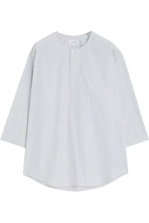 LEMAIRE Bluzki, Mężczyzna, Biały, M, Henley Top