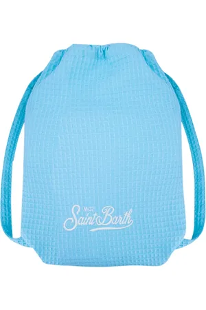 MC2 SAINT BARTH Torebki, Kobieta, Niebieski, ONE SIZE, Ręcznik plażowy z haftem Saint Barth
