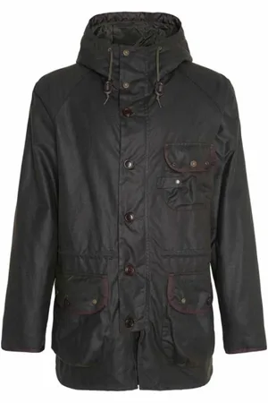 Barbour Kurtki, Mężczyzna, Zielony, L, Bawełna, Parka Field Oliwkowa Lekka Ciepła Zamek