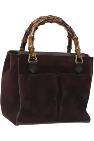 Gucci Pre-owned, Kobieta, brązowy, ONE SIZE, Skóra, Pre-owned Suede handbags