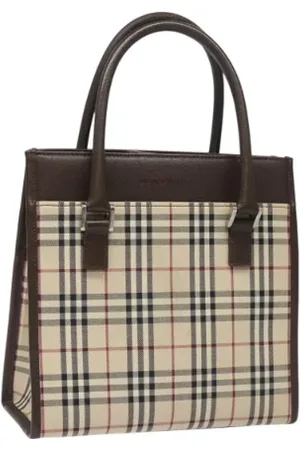 Burberry Pre-owned, Kobieta, Beżowy, ONE SIZE, Skóra, Pre-owned Canvas handbags