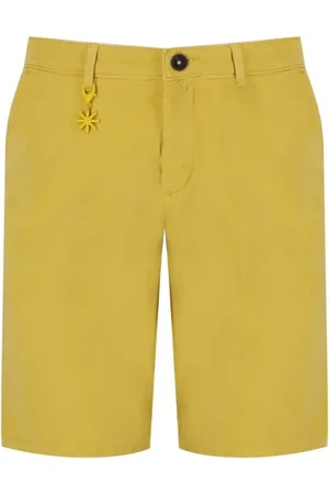 Manuel Ritz Szorty, Mężczyzna, Żółty, S, Ochra Chino Bermuda Shorts