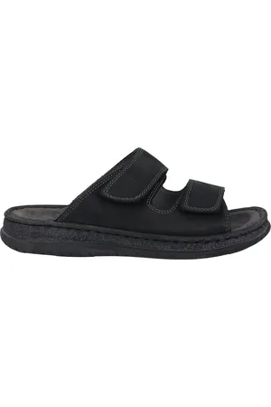 Rohde Buty, Mężczyzna, Czarny, 44 EU, Czarna męska sandał na lato