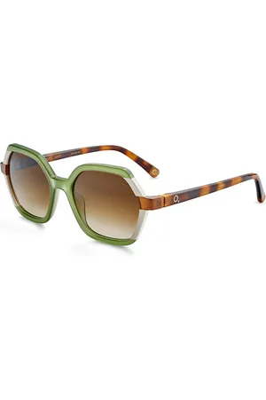 Etnia Barcelona Akcesoria, unisex, Zielony, ONE SIZE, Prostokątne okulary fotochromowe
