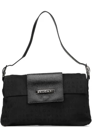 Bvlgari Pre-owned, Kobieta, Czarny, ONE SIZE, Skóra, Pre-owned Canvas shoulder-bags