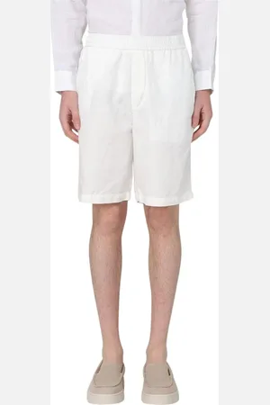 Armani Exchange Szorty, Mężczyzna, Beżowy, W29, Stylowe Beżowe Spodenki Casual Klasyczny Krój