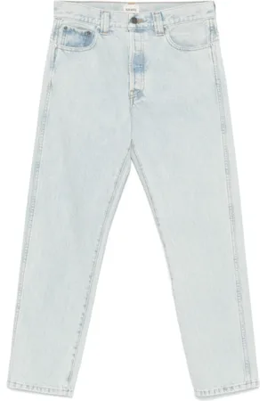 Khaite Jeansy, Kobieta, Niebieski, W27, Denim, Jasnoniebieskie Jeansyy na Guziki