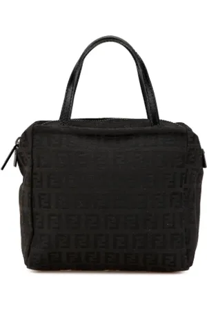 Fendi Pre-owned, Kobieta, Czarny, ONE SIZE, Pre-owned Canvas handbags
