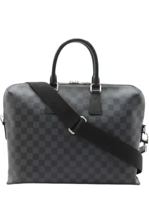 LOUIS VUITTON Pre-owned, Mężczyzna, Czarny, ONE SIZE, Pre-owned Canvas briefcases