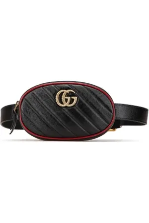 Gucci Pre-owned, Kobieta, Czarny, ONE SIZE, Skóra, Pre-owned Leather crossbody-bags