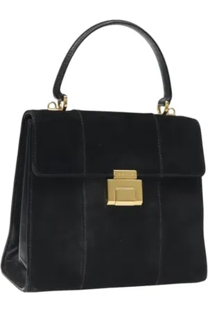 Gucci Pre-owned, Kobieta, Czarny, ONE SIZE, Zamsz, Pre-owned Suede handbags