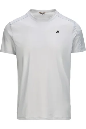 K-Way Koszulki, Mężczyzna, Szary, L, Nylon, Stylowa kolekcja T-shirtów i Polo