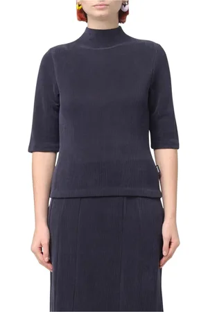 SUNNEI Koszulki, Kobieta, Niebieski, S, Niebieski Elegancki Wielofunkcyjny Top