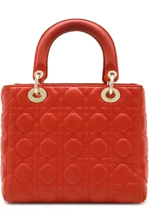 Dior Pre-owned, Kobieta, Czerwony, ONE SIZE, Skóra, Pre-owned Leather totes