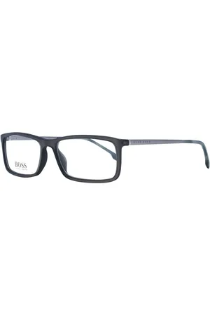 HUGO BOSS Akcesoria, unisex, Szary, ONE SIZE, Męskie Szare Okulary Optyczne Prostokątne