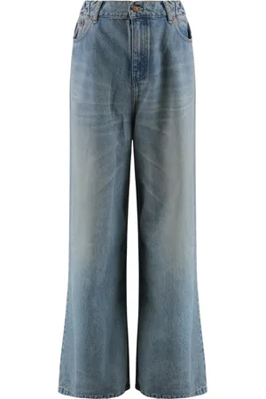 Lois Jeansy, Kobieta, Niebieski, W29, Retro Jeansyy z szerokimi nogawkami i efektem vintage