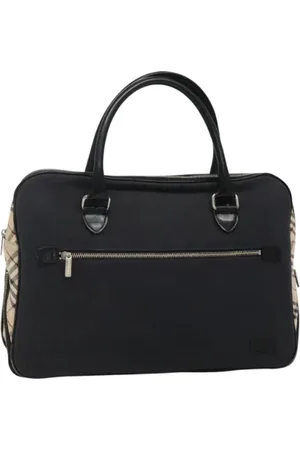 Burberry Pre-owned, Kobieta, Niebieski, ONE SIZE, Skóra, Pre-owned Canvas handbags