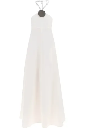 Jil Sander Sukienki, Kobieta, Biały, S, Elegancka Czarna Sukienka dla Kobiet