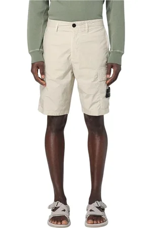 Stone Island Szorty, Mężczyzna, Beżowy, W31, Multi Pocket Cargo Shorts Regular Fit